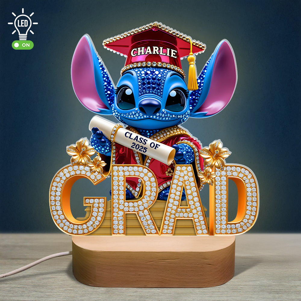 Graduation Led light With Oval Base - Personalized Gifts For Graduates 01napu050525-Homacus