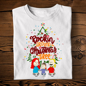 Personalized Gifts For Family Sweatshirt Around The Christmas Tree 04XQLU231124DA-Homacus