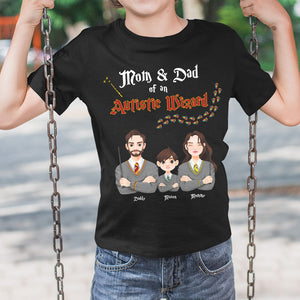 Personalized Gifts For Autism Awareness Family Shirt Wizard Family 04KAMH220225PA-Homacus
