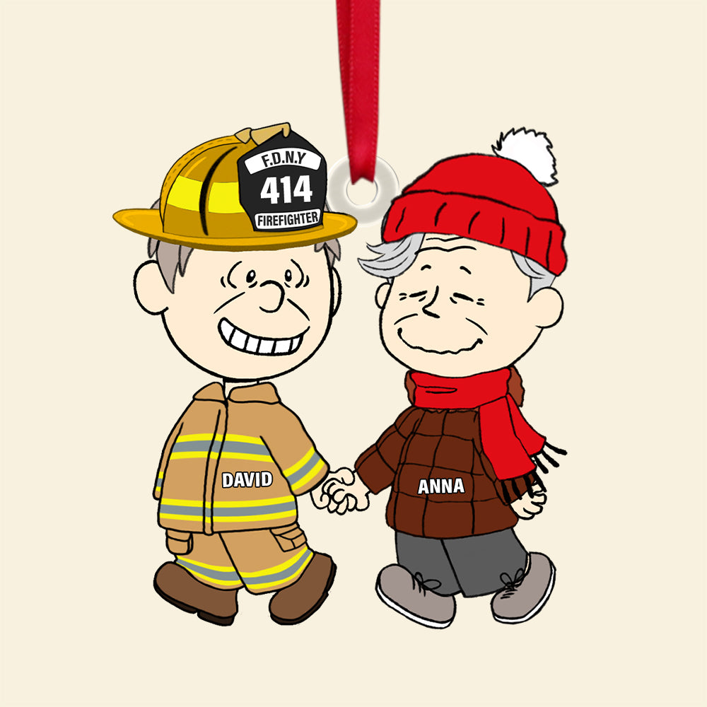 Firefighter Couple Acrylic Ornament 04qhtn281124-NEW-Homacus