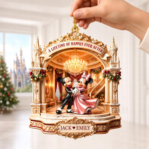 Happily Ever After Ornament - Personalized Christmas Gifts For Couple 11ttqn061026-Homacus