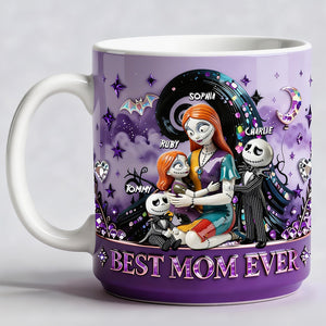 Spooky Queen Family Coffee Mug - Personalized Gifts For Mom 02OHDT100426-Homacus