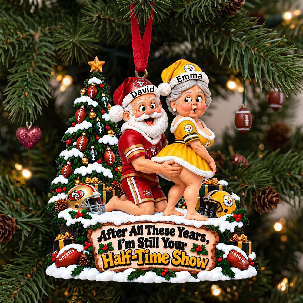 A Lifetime Of Love Old Couple Ornament - Personalized Gift For Sporty Couples 06OHLU061026-Homacus