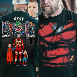 Personalized Gifts For Dad Shirt Best Dad Ever 032acqn140325pa-Homacus