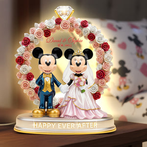 Happy Ever After Light Box Personalized Gifts For Couple 05PGQN281125-Homacus