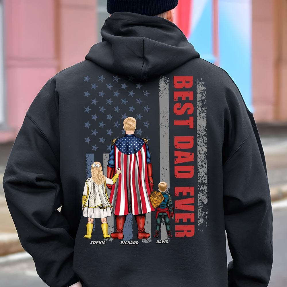 Personalized Gifts For Dad Shirt 02acqn120424hg Best Dad Ever-Homacus