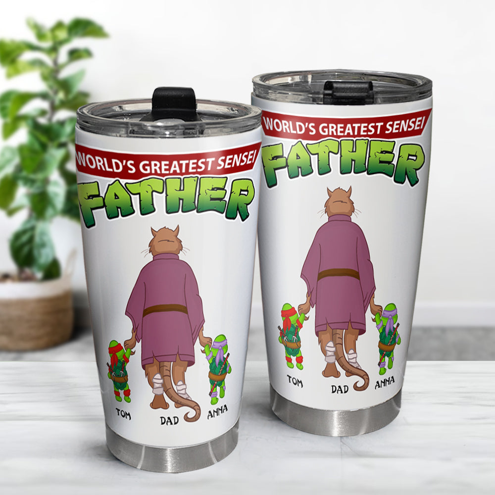 Personalized Gifts For Dad Tumbler World's Greatest Father-Homacus