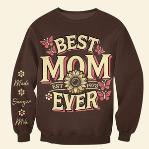 Personalized Gifts For Mom Shirt Best Mom Ever 02ACDT040325-Homacus