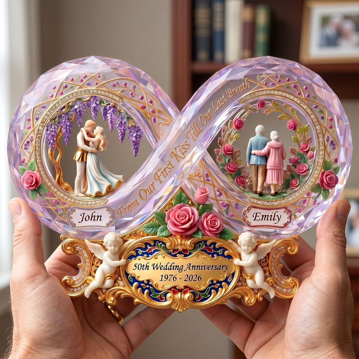 A Lifetime Of Love Acrylic Plaque - Personalized Gifts For Loved Ones 02TYTN290526-Homacus