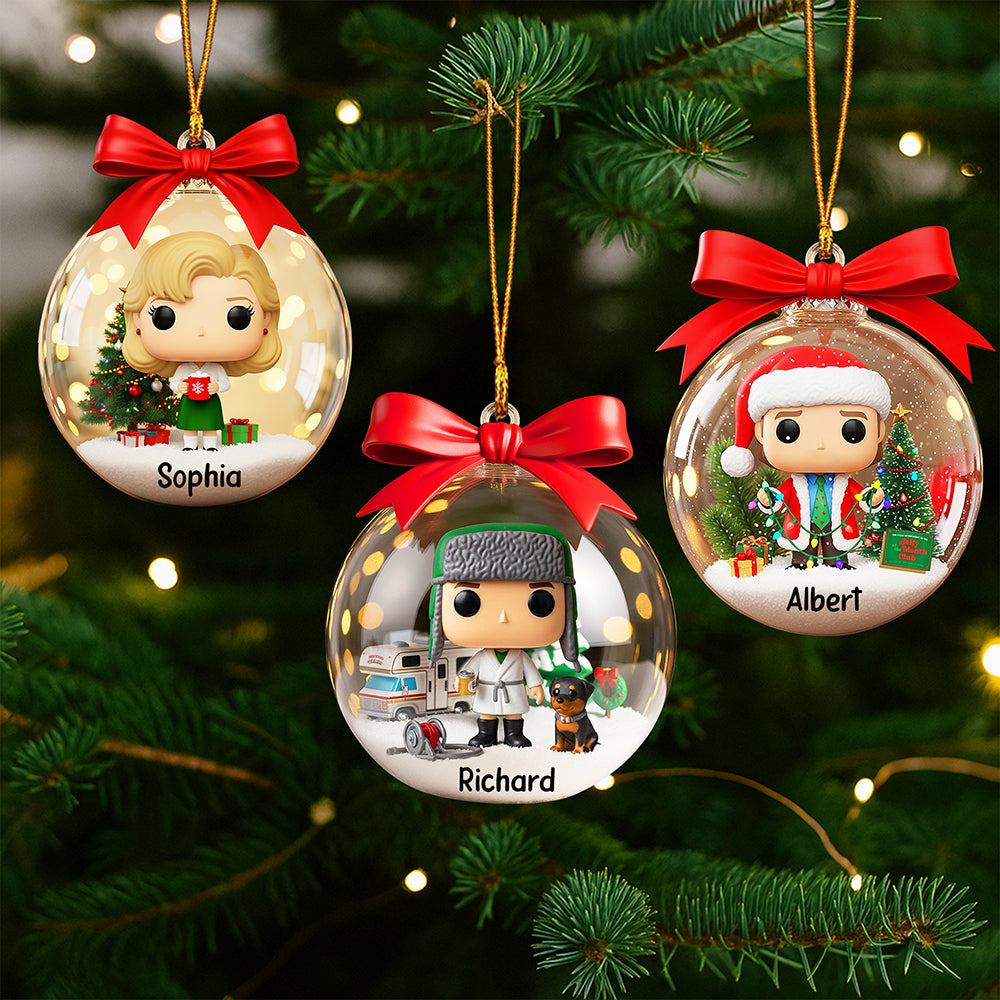Funny Holiday Christmas Ornament - Personalized Gifts For Movie Lovers 02pgqn060925-Homacus