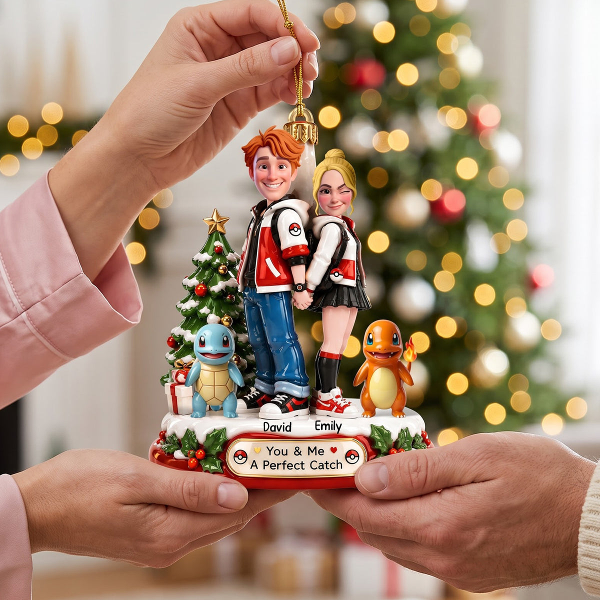 Perfect Match Acrylic Ornament, Personalized Gifts For Couple 06qhqn280826-Homacus