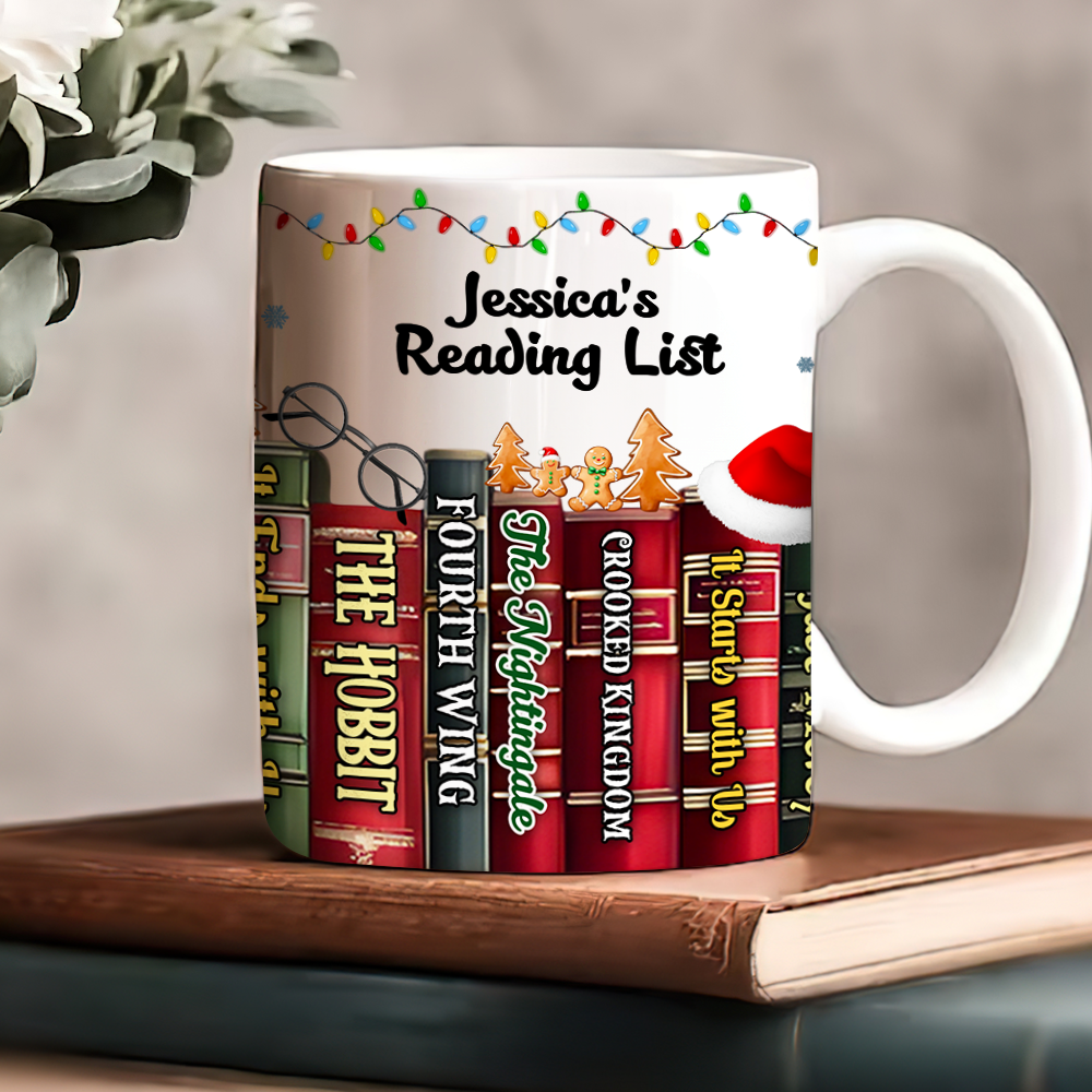 Personalized Gifts For Book Lover Christmas Coffee Mug 03HUPU221124-Homacus