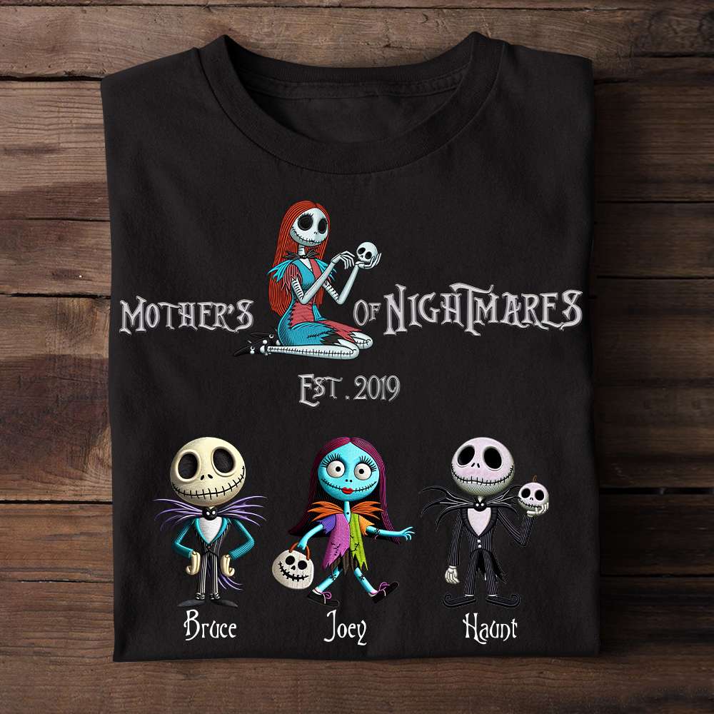 Spooky Mom Shirt - Personalized Gift For Mom 01OHLU250325-Homacus