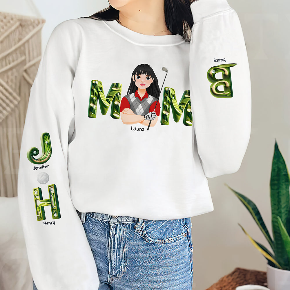 Personalized Gifts For Golf Mom Shirt 03xqqn180225pa-Homacus