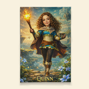 Strong Girl Custom Photo Canvas Print - Personalized Gifts For Her 01huqn260226-Homacus