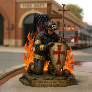 Knight Templar Acrylic Plaque - Personalized Gifts For Firefighter 01qhqn190525-Homacus