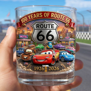 100th Anniversary Round Glass - Personalized Gifts For Racing Lovers 02tylu080626-Homacus