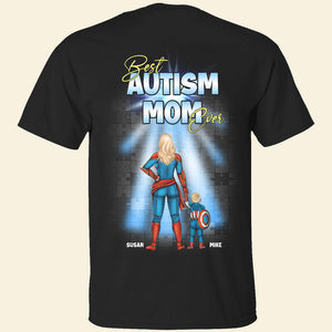 Personalized Gifts For Autism Mom Shirt Best Autism Mom Ever 03OHMH260225PA-Homacus