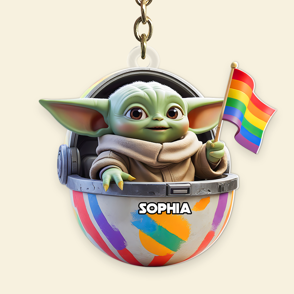 Galaxy Monster LGBT Keychain - Personalized Gifts For LGBT 04hupu280525-Homacus