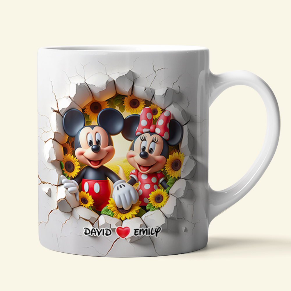 Mouse Couple Mug - Personalized Gifts For Couple 08hupu140425-Homacus