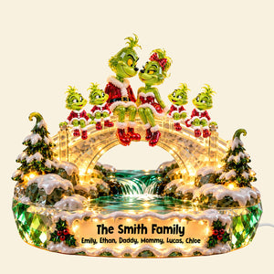 Furry Mischief Family Acrylic Light Box - Personalized Christmas Gifts For Family 02ohdt241026-Homacus