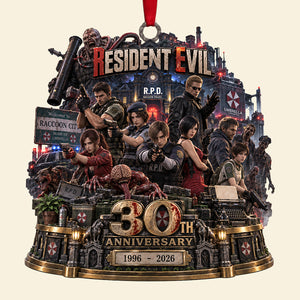 30th Anniversary Survival Horror Ornament - Personalized Christmas Gifts 04NATA180926