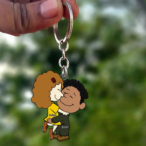 Personalized Gifts For Couple Keychain, Custom Job 01qhqn160125hg-Homacus