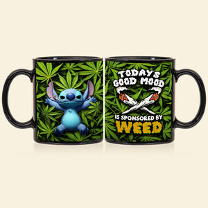 Happy Tropical Alien Coffee Mug - Personalized Gifts For Weed Lovers 02TODT090625-Homacus
