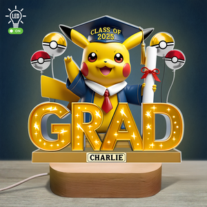 Graduation Led light With Oval Base - Personalized Gifts For Graduates 01napu060525-Homacus