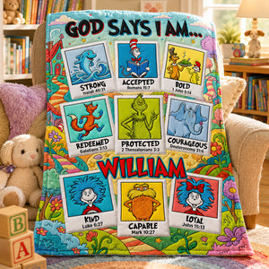 God Say I Am Faithful Blanket - Personalized Gifts For Christian Blanket 01PADT040826