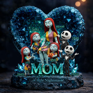 Horror Mom And Kids Acrylic Plaque - Personalized Gifts For Mother's Day Plaque 07TOLU060426-Homacus