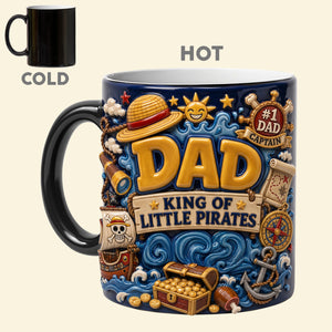 Adventure Captain Dad Magic Mug - Personalized Gift For Dads 01PATN210526-Homacus