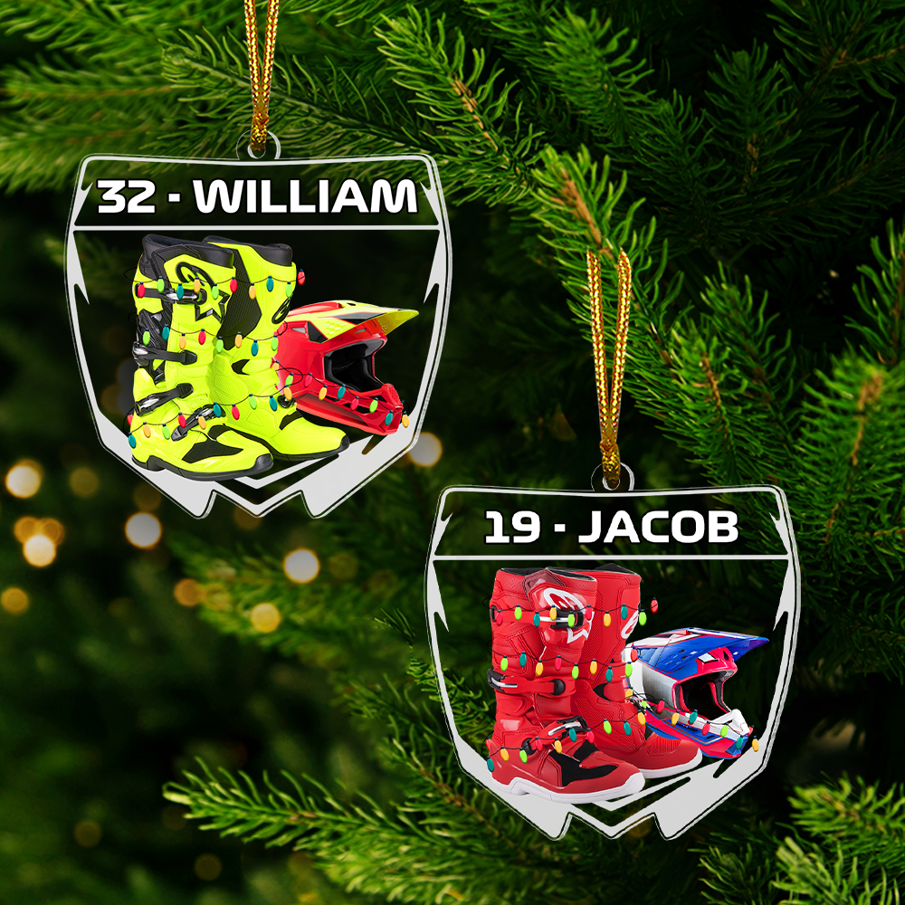 Personalized Gifts For Motocross Lovers Christmas Ornament 01hupu021124-Homacus