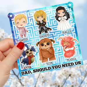 Personalized Gifts For Dad Suncatcher Ornament 03dtdt300424-Homacus