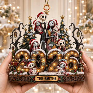 Spooky Family Christmas Ornament - Personalized Gifts For Family 01padt051026-Homacus