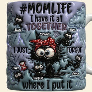 Silly Black Cat Mom Coffee Mug - Personalized Mother's Day Gifts 03qhdt130426-Homacus