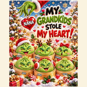Mischievous Little Bao Buns Blanket - Personalized Gift For Grandmas 04NATN011026-Homacus