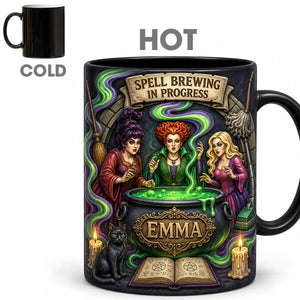 Spooky Brew Magic Mug - Personalized Gift For Witch Lovers 03HATN280726-Homacus