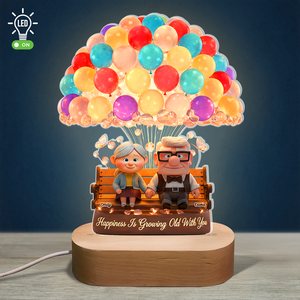 Growing Old With You 3D Led Light - Personalized Gifts For Couple 04napu120625-Homacus