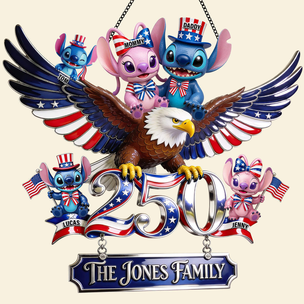 Fun Eagle Ride With Family Acrylic Sign - Personalized Decor Gift For Family 02qhdt020626-Homacus