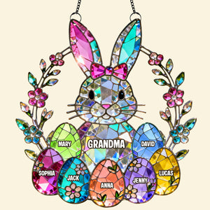Personalized Easter Gifts For Grandma Suncatcher Ornament 01natn060226-Homacus