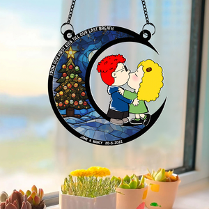 Christmas Couple Suncatcher Ornaments - Personalized Gifts 03topu220724hg-Homacus