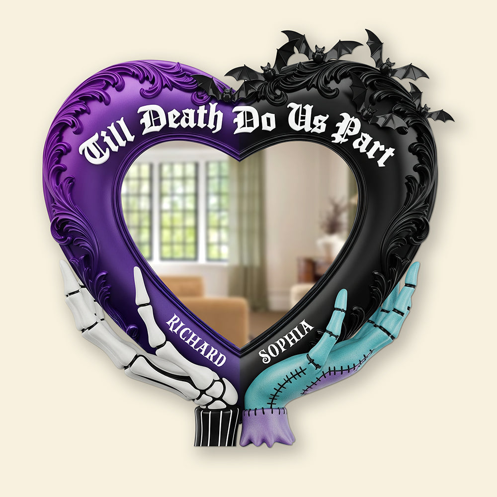 Spooky Couple Mirror - Personalized Gifts For Couple 03pgqn300725-Homacus