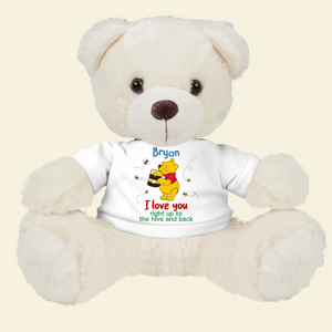 Personalized Gifts For Kids Bear With Shirt, Cute Cartoon Character 01tgpu010325-Homacus