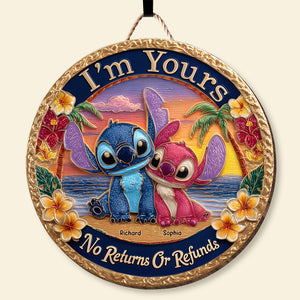 Blue Monster Fans Wood Sign - Personalized Gifts For Couple 03tgqn230525-Homacus