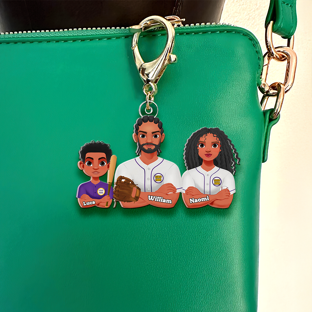 Personalized Gifts For Baseball Lovers Family Keychain 041qhhu200125hg-Homacus