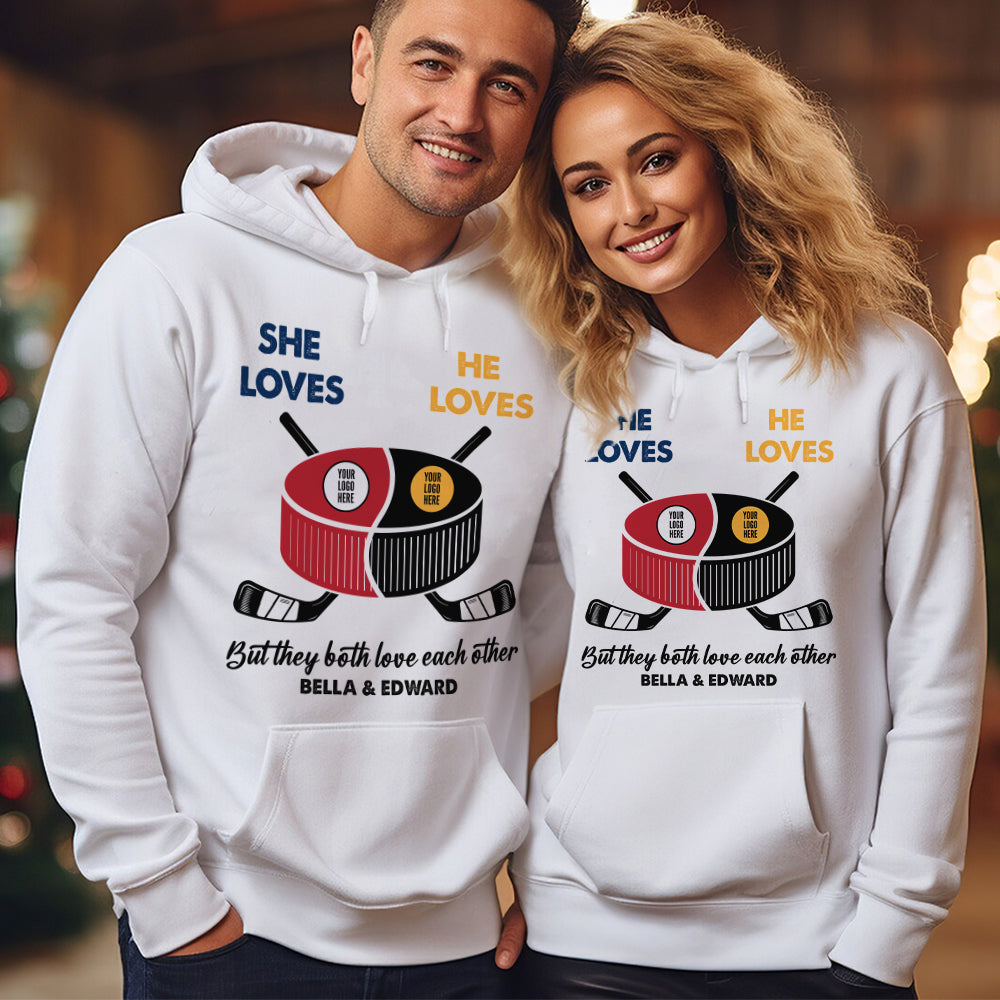 Personalized Gifts For Ice Hockey Lovers Couple Shirt 03huhu300123-Homacus