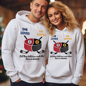 Personalized Gifts For Ice Hockey Lovers Couple Shirt 03huhu300123-Homacus
