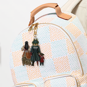 Personalized Gifts For Family Keychain Pirate Family 05QHHU080325PA-Homacus