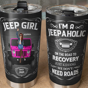 Personalized Gifts For Her Tumbler I'm a Car-a-holic On The Road 01hutn260522tm-Homacus